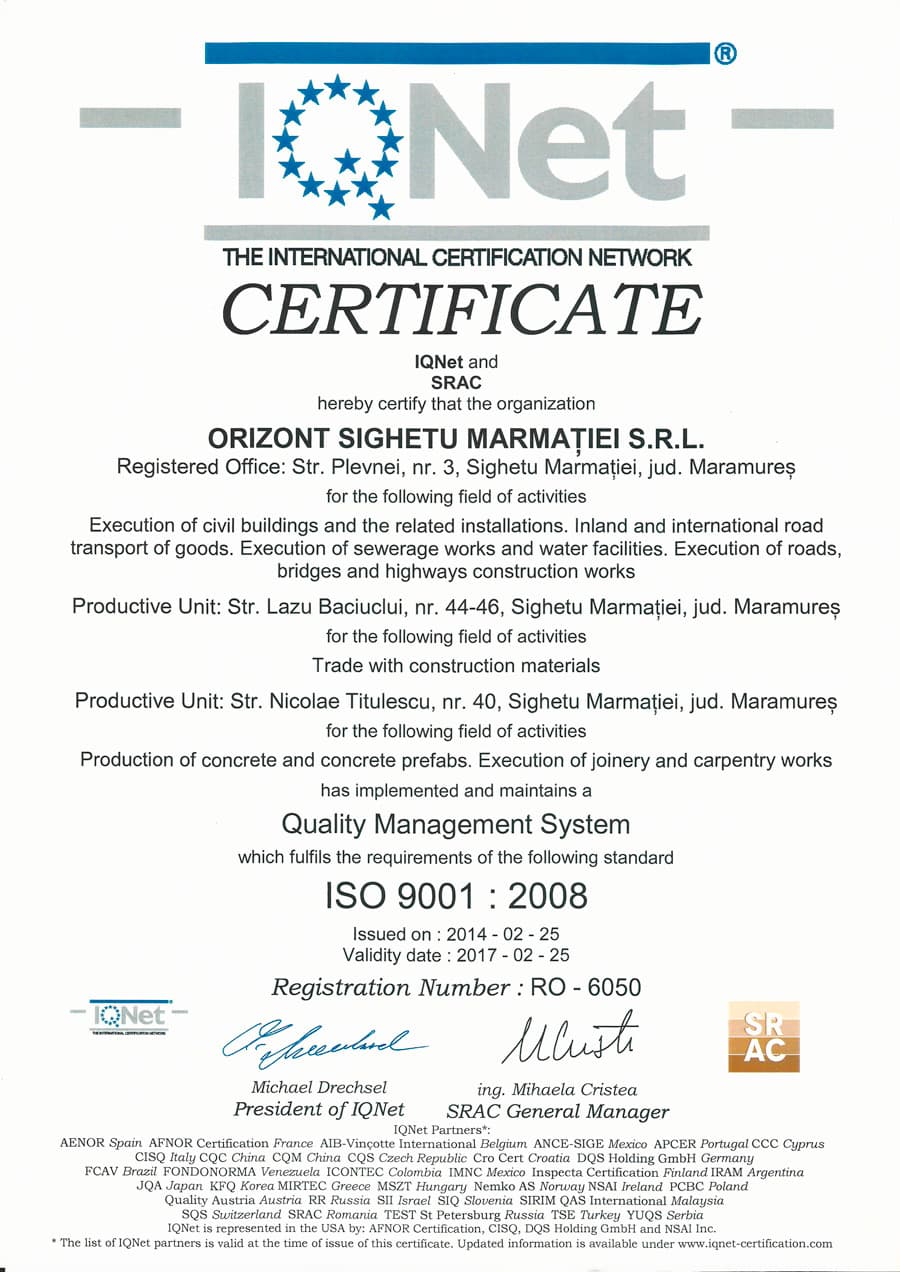 ISO 9001 : 2008